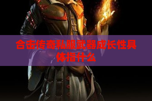 合击传奇私服武器成长性具体指什么